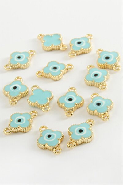 ZERO LAND 1612145749 قطعة واحدة من سوار وقلادة مطلية بالمينا على شكل زهرة بمق...