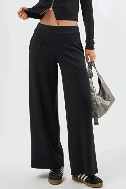 Hiccup Busem Lastik Bel Wide Leg Trousers