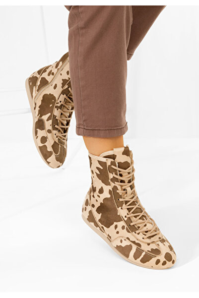 B T Shoes Γυναικεία sneakers αστραγάλο Rodnei animal print