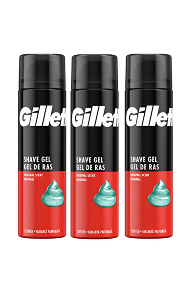 Gillette Spuma de Ras 200 ml - 3 Buc