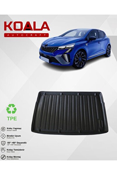 KoalaOtoTekstil Renault Clio 5 E-tech Elektrikli (2023-sonrası) uyumlu - 3D B...