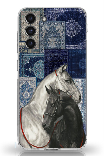 TechTree حافظة سيليكون متوافقة مع هاتف سامسونج جالاكسي S21 FE باللون الأزرق ب...