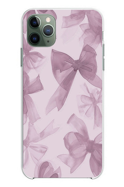 TechTree حافظة سيليكون متوافقة مع هاتف iPhone 11 Pro Max باللون البنفسجي مطبوع