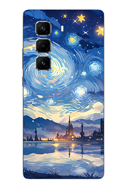 TechTree حافظة سيليكون مطبوعة متوافقة مع هاتف Infinix Hot 50 PRO PLUS+ بتصميم...