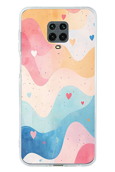 TechTree حافظة سيليكون متوافقة مع هاتف Redmi Note 9 PRO-9S بألوان الباستيل وم...