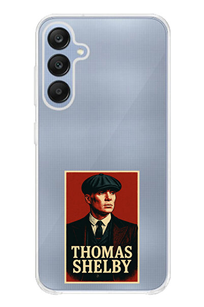 TechTree حافظة سيليكون متوافقة مع هاتف سامسونج جالاكسي A25 من توماس شيلبي مطبوع