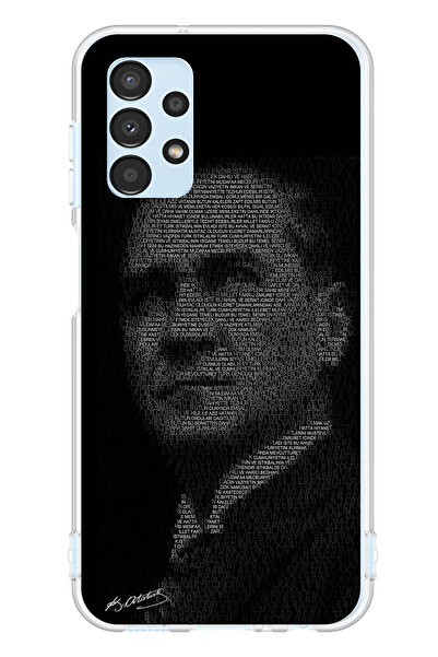 TechTree جراب سيليكون متوافق مع هاتف سامسونج جالاكسي A13 مكتوب عليه هيتابي لل...