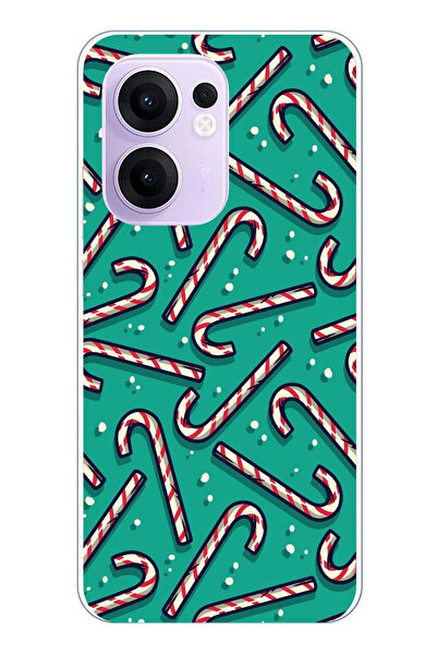 TechTree حافظة سيليكون مطبوع متوافقة مع هاتف OPPO Reno 13F مع روح العام الجدي...