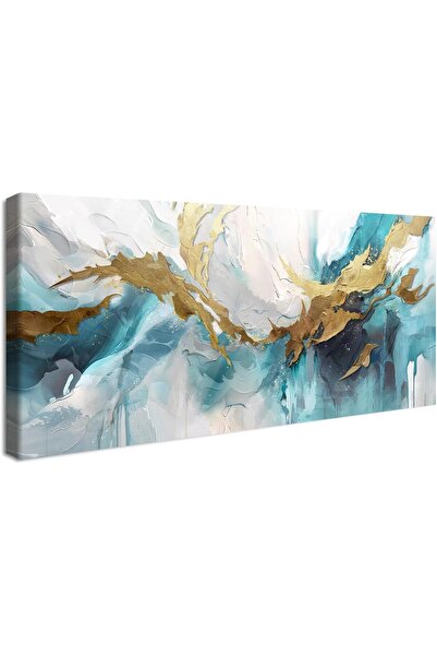 ALAYRA International لوحة جدارية كبيرة من القماش لغرفة النوم 80 × 160 سم - دي...