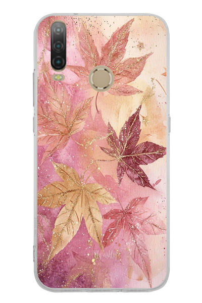 TechTree حافظة سيليكون متوافقة مع جهاز جنرال موبايل GM 10 باللونين الوردي وال...