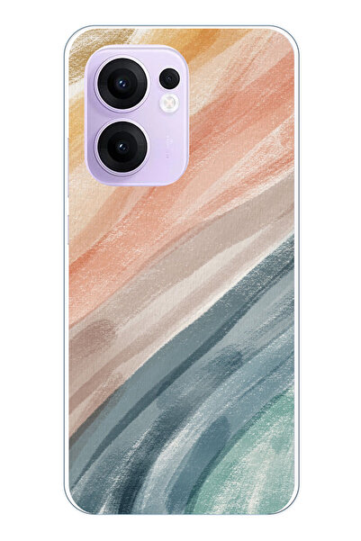 TechTree حافظة سيليكون متوافقة مع OPPO Reno 13F مطبوع