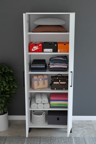 Kenyap Eko İki Kapaklı Raflı 70 x 184 Gardrob