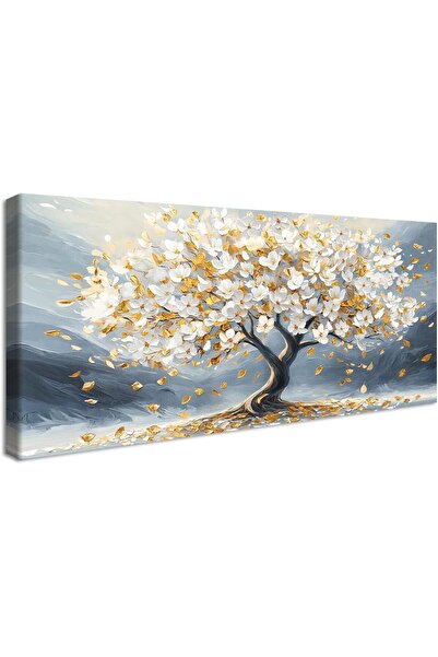 ALAYRA International لوحة جدارية كبيرة من القماش لغرفة النوم 80 × 160 سم - دي...