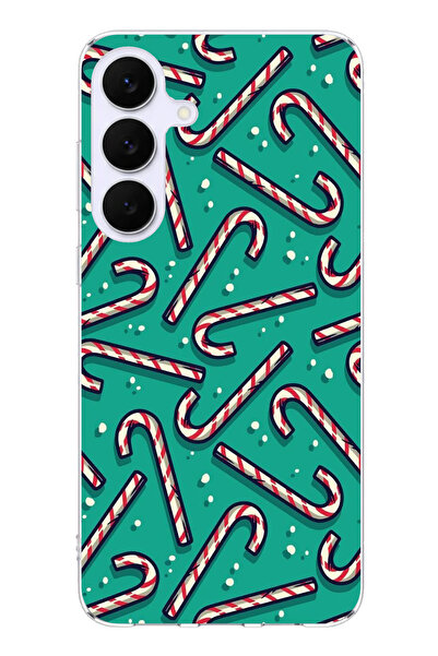 TechTree حافظة سيليكون متوافقة مع هاتف سامسونج جالاكسي S25 FE موديل مطبوع مع ...