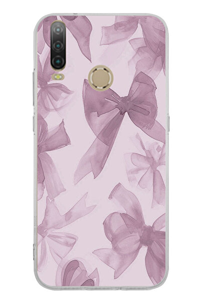 TechTree حافظة سيليكون متوافقة مع جهاز جنرال موبايل GM 10 باللون البنفسجي مطبوع