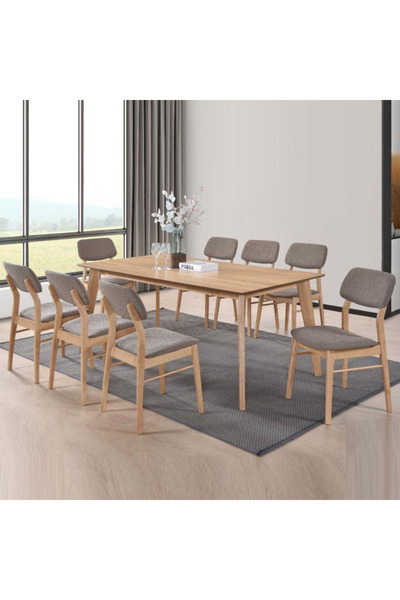 Tasamem Dafia طاولة طعام مستطيل 8 كراسي