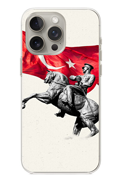 TechTree حافظة سيليكون متوافقة مع هاتف iPhone 15 PRO MAX بتفاصيل تذكارية لأتا...