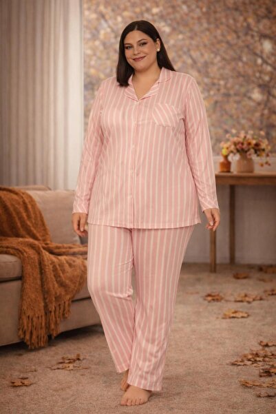 GAMDELLE MODA Women's Plus Size Pajama Set