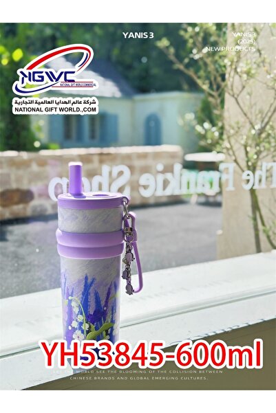 KAZUKO قارورة ماء حرارية ترمس ستانلس ستيل بتصميمات متعدد مع قفل أمان