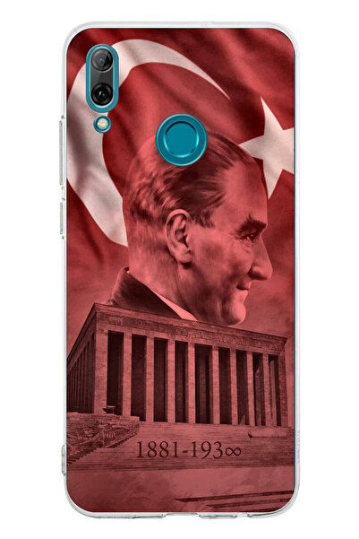 TechTree حافظة سيليكون متوافقة مع هاتف Huawei P Smart 2019 تصور صورة أتاتورك ...