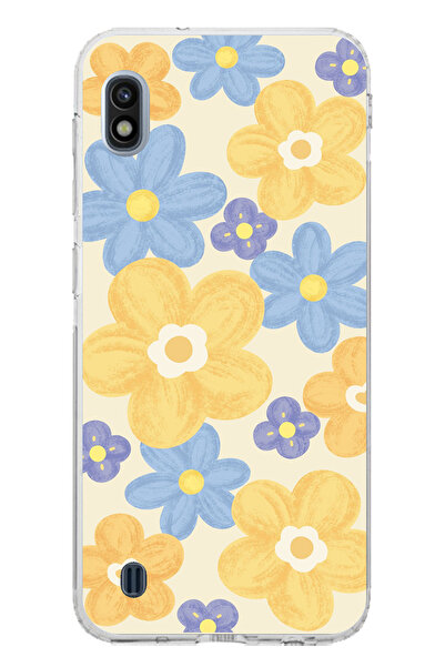 TechTree حافظة سيليكون ناعمة متوافقة مع هاتف سامسونج جالاكسي A10 مطبوع