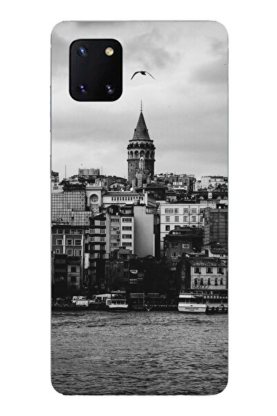 TechTree حافظة سيليكون متوافقة مع هاتف سامسونج جالاكسي نوت 10 لايت مع مناظر ب...