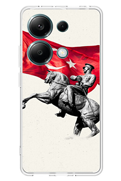 TechTree حافظة سيليكون متوافقة مع هاتف Redmi Note 13 PRO 4G تفصيلية لأتاتورك ...