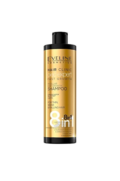 Eveline Cosmetics Hair Clinic Fast Growth Micellar 8-1 Shampoo