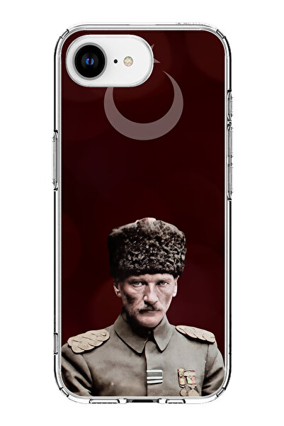 TechTree حافظة سيليكون متوافقة مع هاتف iPhone 16E Moon Star ورئيس القائد أتات...