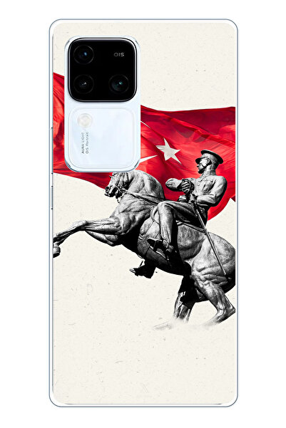 TechTree حافظة سيليكون متوافقة مع هاتف Vivo V30 من Honor Memorial بتفاصيل أتا...