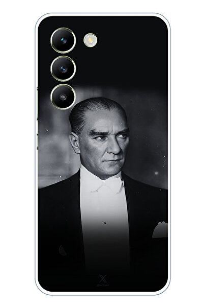 TechTree أناقة ورقيمة متوافقة مع هاتف Vivo V30 Lite: حافظة سيليكون مطبوع من ط...