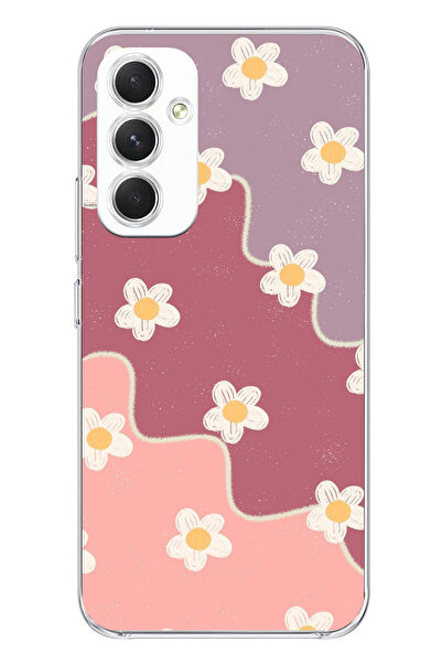 TechTree حافظة سيليكون متوافقة مع هاتف سامسونج جالاكسي A54 بلون الورد المجفف ...