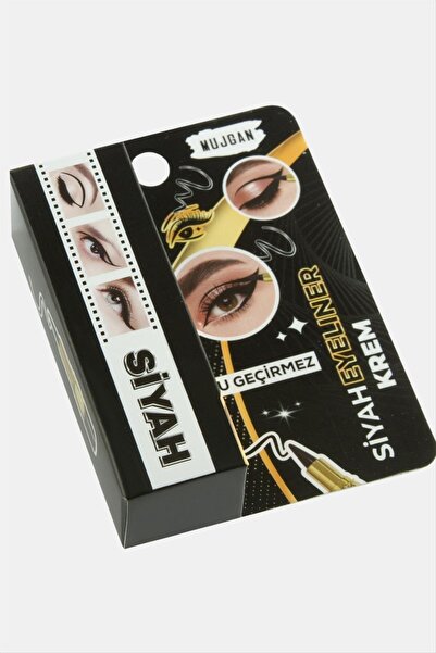 ZERO LAND 1613537749 Müjgan Eyeliner Krem (223735) Siyah Sürme-Siyah