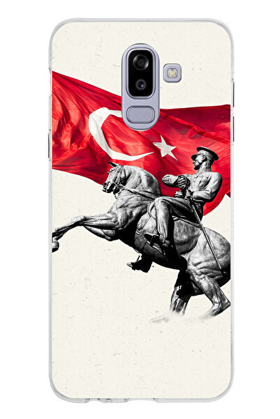 TechTree حافظة سيليكون متوافقة مع هاتف سامسونج جالاكسي J8-A6 بلس بتفاصيل تذكا...