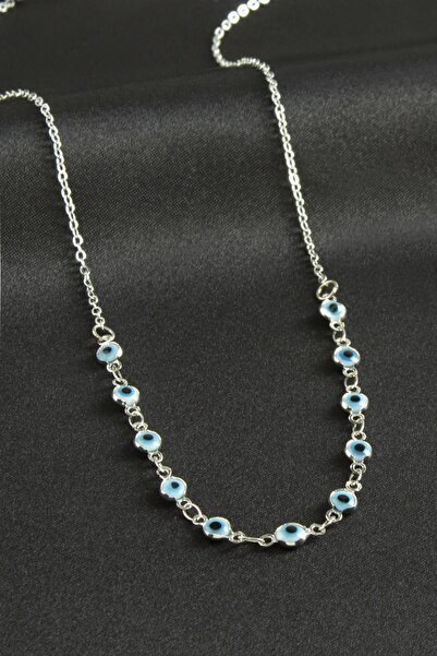 ZERO LAND 1613903749 نازارلي مينيلي (220339) قلادة - أزرق فاتح