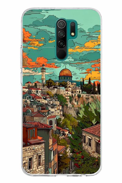 TechTree Redmi 9 Compatible Free Palestine and Dome of the Rock Printed Silic...