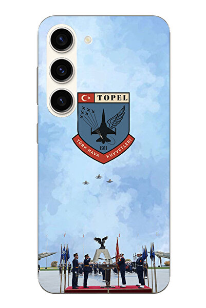 TechTree حافظة سيليكون متوافقة مع هاتف سامسونج جالاكسي S23 من القوات الجوية ا...