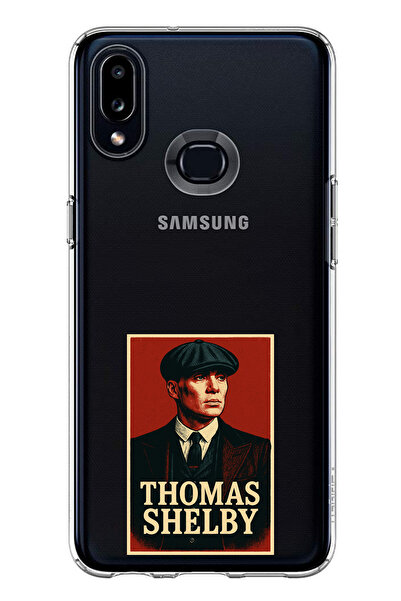 TechTree حافظة سيليكون متوافقة مع هاتف سامسونج جالاكسي A10S من توماس شيلبي مطبوع