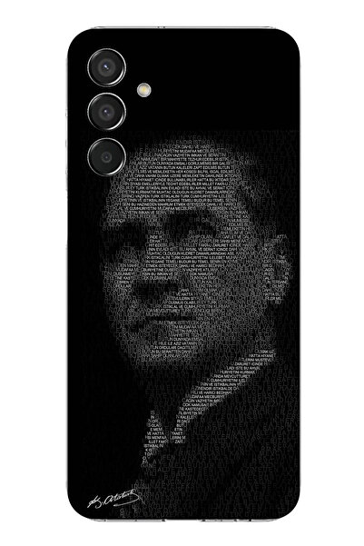 TechTree جراب سيليكون متوافق مع هاتف سامسونج جالاكسي M15 مكتوب عليه هتيبا للشباب ويحمل صورة أتاتورك مطبوع