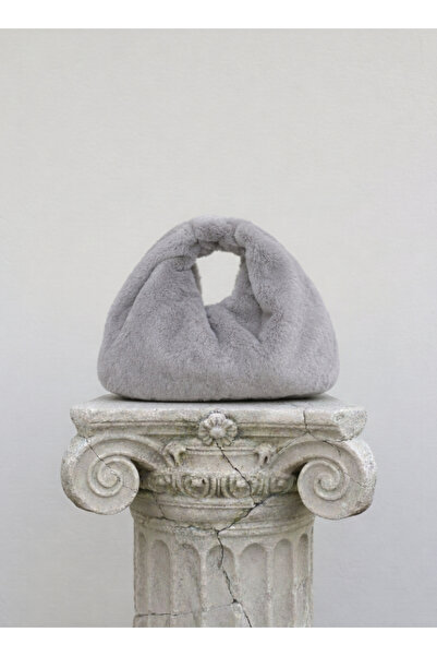 LUNAFEL Blue Plush Mini Size Women's Handbag