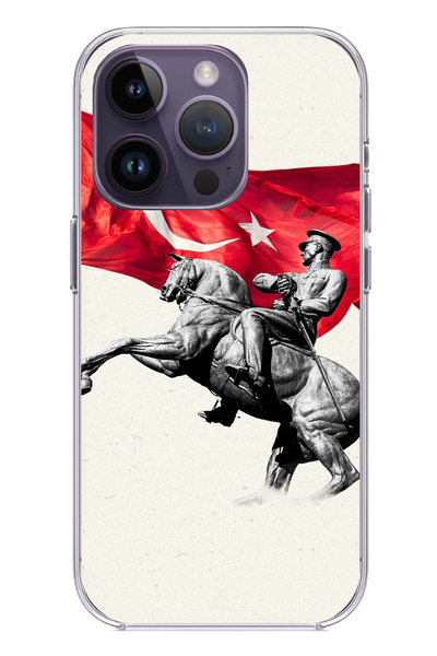 TechTree حافظة سيليكون متوافقة مع هاتف iPhone 14 PRO MAX بتفاصيل تذكارية لأتا...