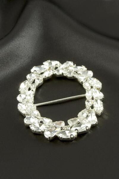 ZERO LAND Mtxdpn Oval Stone Belt Buckle 1 (165459) Piece-Silver Color