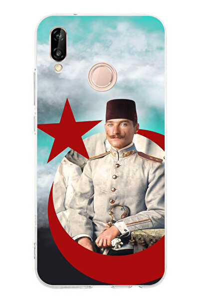TechTree حافظة سيليكون متوافقة مع هاتف Huawei P20 Lite من Young Years Ataturk...