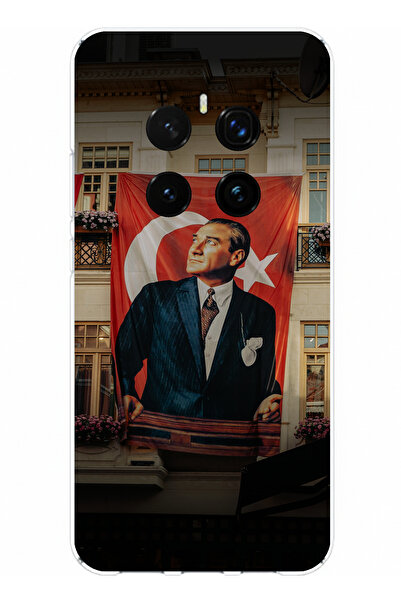 TechTree حافظة سيليكون متوافقة مع هاتف Honor Magic 7 PRO بتفاصيل العلم العملا...