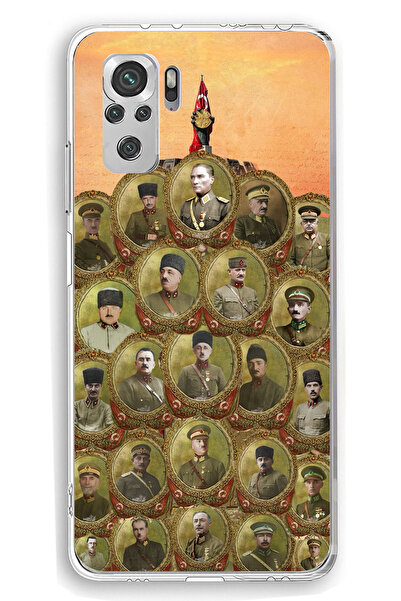 TechTree حافظة سيليكون متوافقة مع هاتف Redmi Note 10 / 10S من أتاتورك وقادة ا...