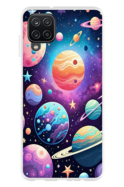 TechTree حافظة سيليكون مطبوع متوافقة مع هاتف سامسونج جالاكسي A22-M22-M32 بنمط...