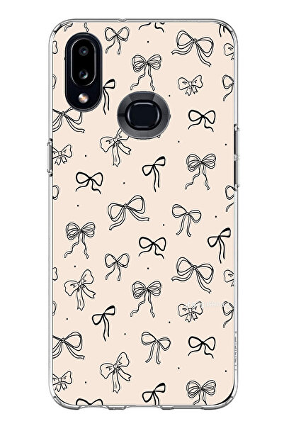 TechTree حافظة سيليكون متوافقة مع هاتف سامسونج جالاكسي A10S باللون الأسود ونم...