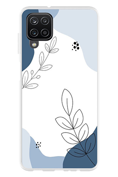 TechTree حافظة سيليكون متوافقة مع هاتف سامسونج جالاكسي A22-M22-M32 باللون الأ...