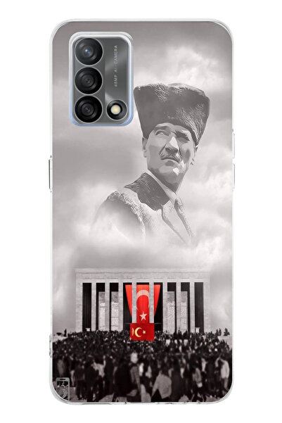 TechTree حافظة سيليكون أتاتورك مطبوع متوافقة مع هاتف OPPO A74