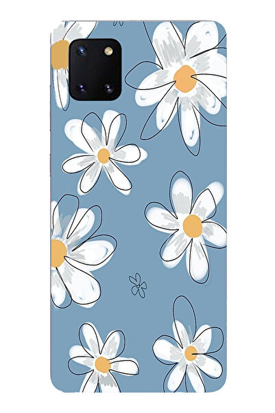 TechTree حافظة سيليكون متوافقة مع هاتف سامسونج جالاكسي نوت 10 لايت باللون الأ...